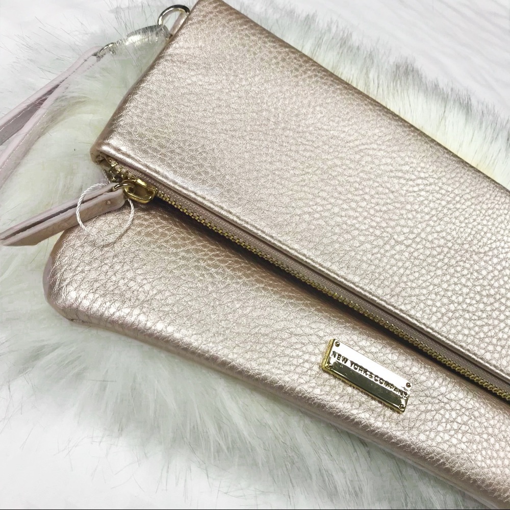 Gold Clutch/Large Wristlet